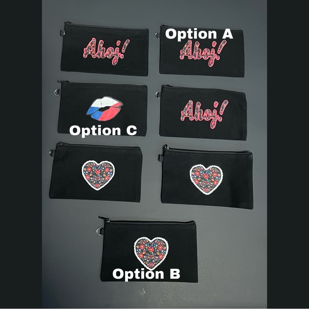 Cosmetic Bag / Small Zip Wallet